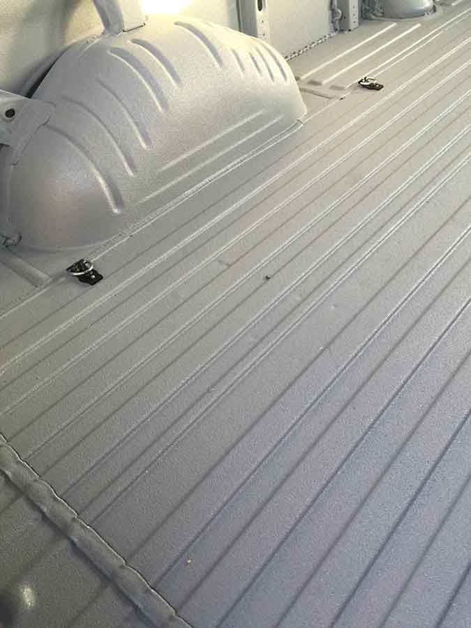 Work Van Interior- Clarion™ Bed Liner - Phoenix Protective Coating