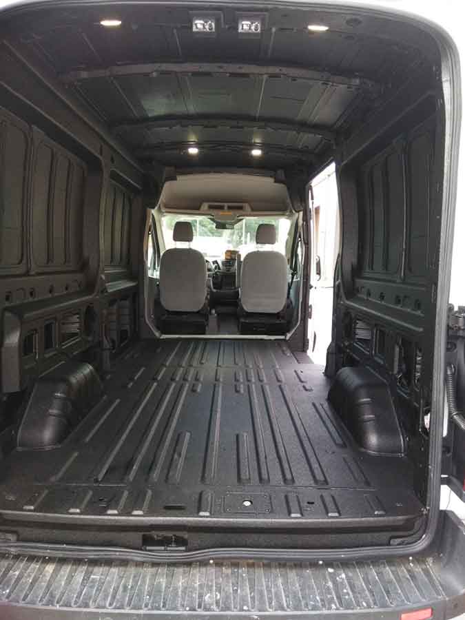 Work Van Interior- Guardian™ Bed Liner - Phoenix Protective Coating