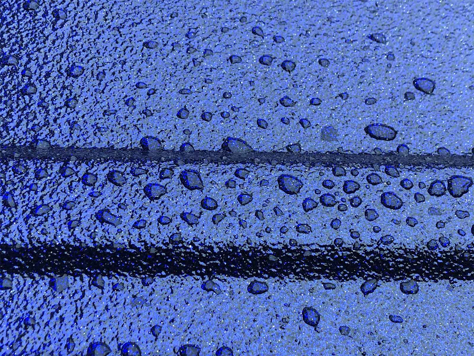Chroma, metallic bedliner, blue