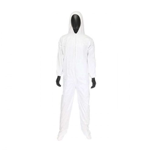 Alternate view of Disposable spray suits 2XL with hood & feet