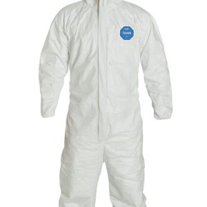 Tyvek Suits XL with elastic wrists and ankle - w/ hood