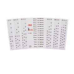 3M Accu-Spray Large Mylar film insert w/ measurements